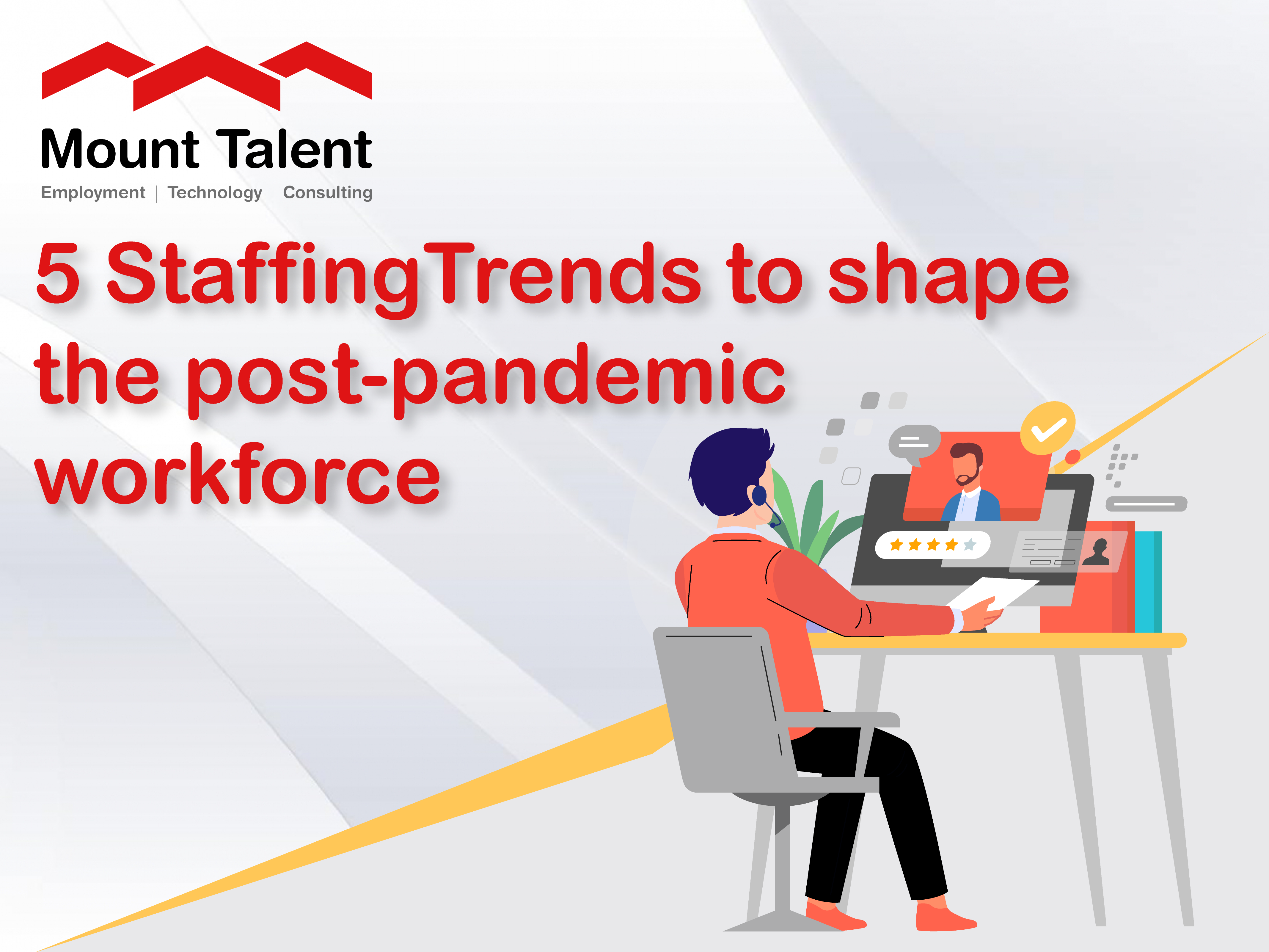 5 Staffing Trends to shape the post-pandemic workforce